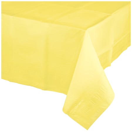 Touch Of Color Mimosa Yellow Paper Tablecloth, 108"x54", 6PK 710228